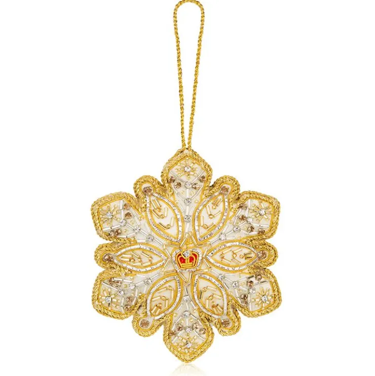 Buckingham Palace Crystal Snowflake Decoration*Royal Collection Shop Discount