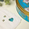 Coat Of Arms Tin Heart Pendant*Royal Collection Shop New