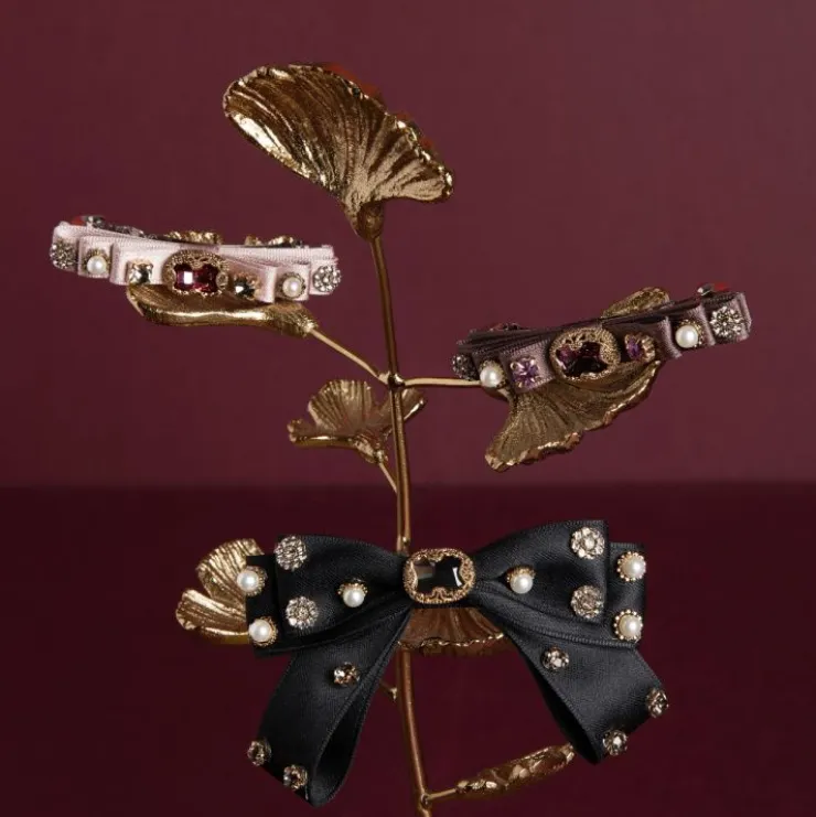 Jewel Encrusted Dark Mauve Hairclip*Royal Collection Shop Online