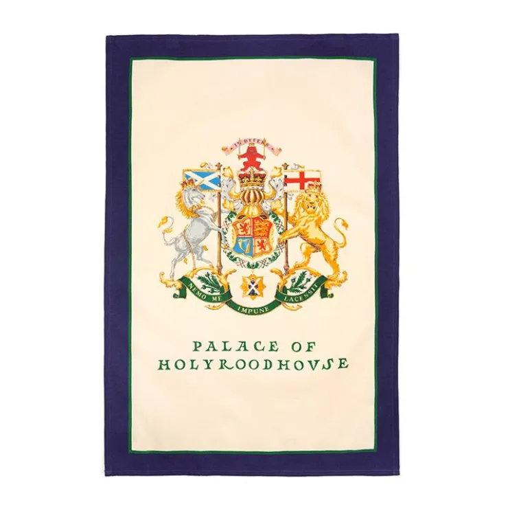 Palace Of Holyroodhouse Crest Tea Towel*Royal Collection Shop Online