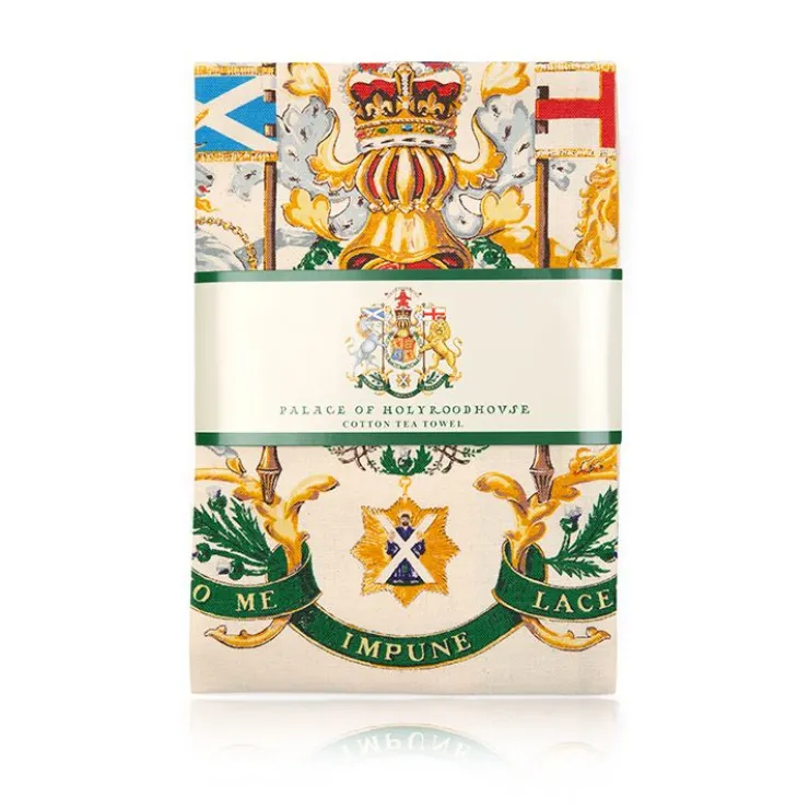 Palace Of Holyroodhouse Crest Tea Towel*Royal Collection Shop Online