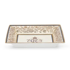 The King'S 75Th Birthday Limited Edition Navy Tray*Royal Collection Shop Discount